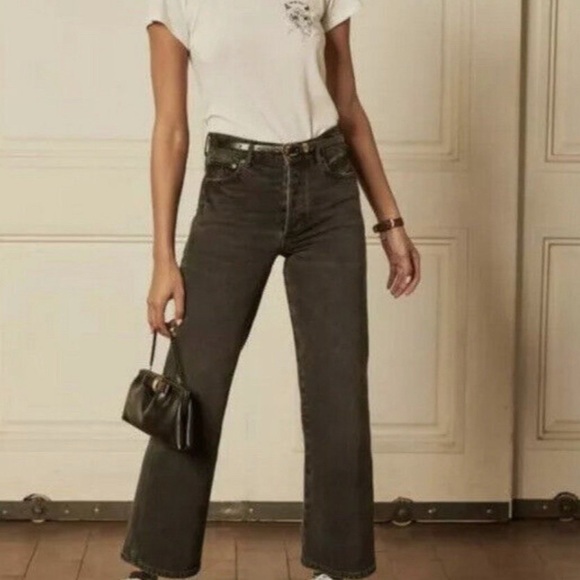 Free people Boyish The Mikey High Rise Wide Leg Laced Up Back Jeans 26 $168.00 - Picture 3 of 3
